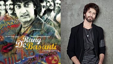 Shahid Kapoor Regrets Rejecting Aamir Khan's Blockbuster Film Rang De Basanti
