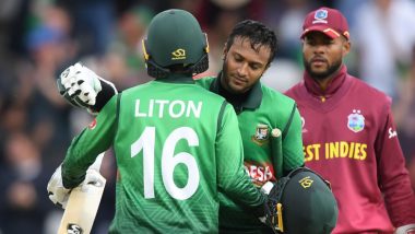 West Indies vs Bangladesh, ICC CWC 2019 Stat Highlights: Shakib Al Hasan, Litton Das Star As BAN Register Their First World Cup Win Over Windies