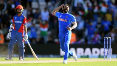 India vs Afghanistan Stat Highlights, ICC World Cup 2019 Match: Mohammed Shami Hat-Trick Hands IND 11-Run Win Over AFG