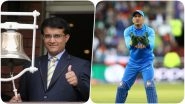Happy Indian Cricket Got MS Dhoni Because He is Unbelievable, Says Sourav Ganguly