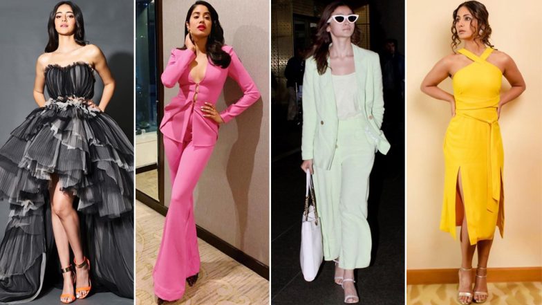 Alia Bhatt, Hina Khan and Janhvi Kapoor Brighten Up Our Weekend with Their Style Offerings of This Week (View Pics)