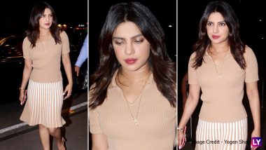 Priyanka Chopra Leaves for Prague to Join Sophie Turner at her Bachelorette? (View Airport Pics)