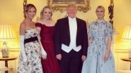 Melania, Ivanka And Tiffany Trump Look Gorgeous In Gowns At The State Dinner At Buckingham Palace