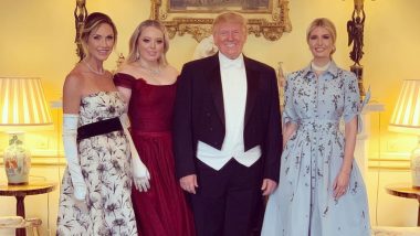 Melania, Ivanka And Tiffany Trump Look Gorgeous In Gowns At The State Dinner At Buckingham Palace