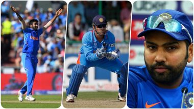 Jasprit Bumrah and Rohit Sharma Hail MS Dhoni for his Stunning Catch to Dismiss Carlos Braithwaite, During IND vs WI, CWC 2019 (Watch Video)