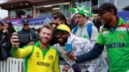 David Warner Overwhelmed with the Reception of Pakistani Fans During Pak vs Aus, CWC 2019 Tie