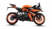 KTM RC 125 ABS Launched in India at Rs 1.47 Lakh; Deliveries To Commence By End of This Month