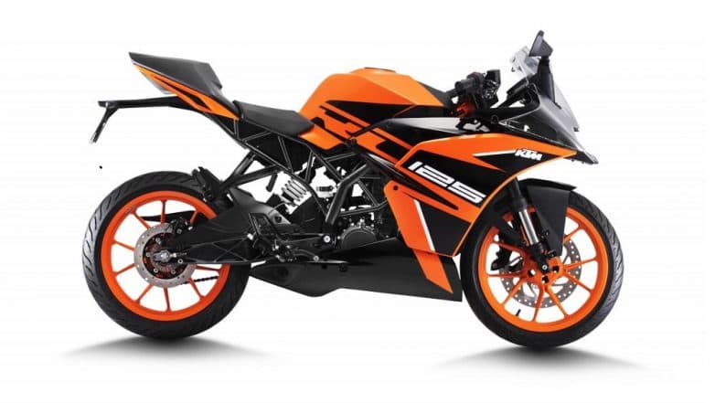 2019 KTM RC 125 Motorcycle Launched in India at Rs 1.47 Lakh