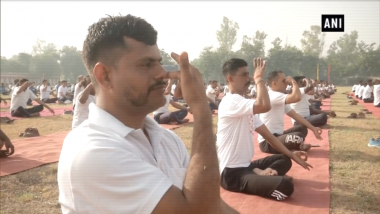 International Day of Yoga 2019: BSF Personnel Perform Yoga at Chawala Camp in Delhi