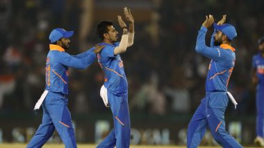Yuzvendra Chahal Snaps Four Wickets; Joins Elite List Featuring Anil Kumble During IND vs SA, CWC 2019 Tie (Watch Video)