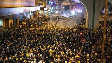 Hong Kong Police Fire Tear Gas and Rubber Bullets at Anti-Government Protesters