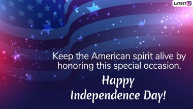Happy Fourth of July 2019 Greetings: WhatsApp Stickers, GIF Image Messages, Patriotic Quotes, SMS to Wish on American Independence Day
