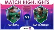 Pakistan vs Bangladesh Stat Highlights ICC CWC 2019: Shaheen Afridi Helps PAK Beat BAN