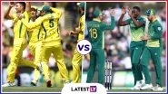 AUS vs SA Head-to-Head Record: Ahead of ICC CWC 2019 Clash, Here Are Match Results of Last 5 Australia vs South Africa Encounters!