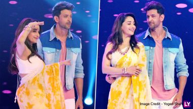 Super 30 Star Hrithik Roshan and Madhuri Dixit Nene Match Steps on Dance Deewane 2 and We Can't Wait to See the Duo Burn the Dance Floor Together - See Pics