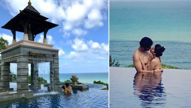 Charu Asopa and Rajeev Sen Share a Passionate Lip-Lock in the Pool; View Pics From Their Pre-Honeymoon Trip