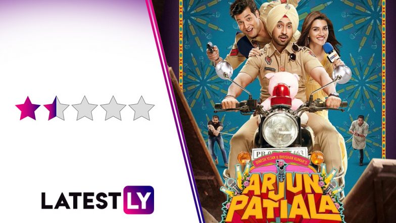Arjun Patiala Movie Review: Diljit Dosanjh and Kriti Sanon’s Spoof Comedy Is Painfully Unfunny!