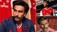 Ranveer Singh Launches Arsenal Home Kit 2019/20, Says 'You're Not Born a Gunner, You're Made One' - View Pics