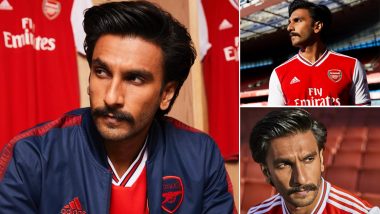 Ranveer Singh Launches Arsenal Home Kit 2019/20, Says 'You're Not Born a Gunner, You're Made One' - View Pics