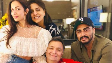 Malaika Arora and Arjun Kapoor Meet Rishi Kapoor and Neetu Kapoor at their New York Apartment - View Pic