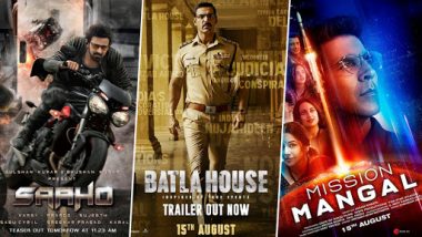 After Saaho, Batla House and Mission Mangal on August 15, Here Is the List of Remaining Big Box Office Clashes of 2019
