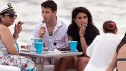 Priyanka Chopra Seen Smoking With Nick Jonas and Mother Madhu Chopra During Her Miami Vacation; Fans Remind PeeCee of Her So-Called &lsquo;Asthma&rsquo; &ndash; Read Tweets