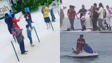 Check Out Shah Rukh Khan and AbRam's Jet Ski Ride and More Khan Family Fun in These Unseen Pictures and Videos from Their Maldives Vacay