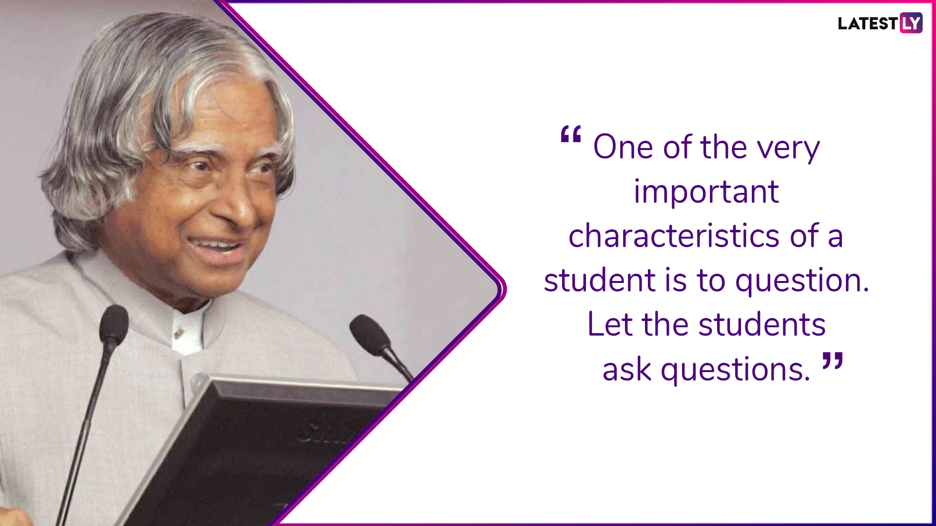 APJ Abdul Kalam Quotes: Memorable Words of India’s Missile Man About ...