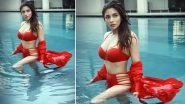 Red HOT! Shama Sikander Looks Unapologetically Sexy in a Bikini as She Poses Sensuously in a Pool (View Pic)