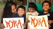 Sameera Reddy Names Her Daughter &lsquo;Nyra&rsquo;, Announces with Son and Nephew&rsquo;s Adorable Pic &ndash; View Post
