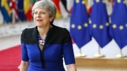 British PM Theresa May Grooves to Abba&rsquo;s &lsquo;Dancing Queen&rsquo; at Black-Tie Event (Watch Video)