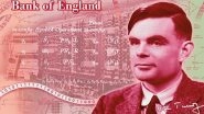 Bank of England to Issue New &pound;50 Bank Note Featuring Mathematician Alan Turing