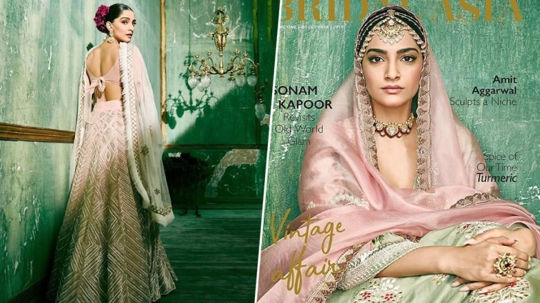 Sonam Kapoor Takes You Back in Time to Revisit the Old Glam World Through her New Photoshoot for Bridal Asia (View Pics)