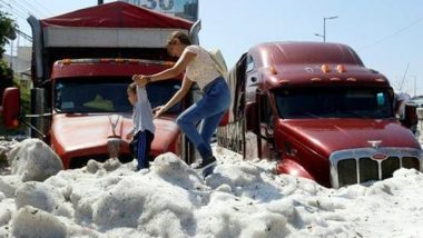 Climate Change in Mexico: Freak Hail Storm Strikes Mexican City of Guadalajara (Watch Video)