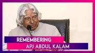 APJ Abdul Kalam Death Anniversary: Remembering India's Most Inspiring President