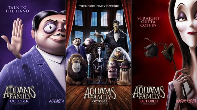 The Addams Family Character Posters Revealed! Morticia, Gomez, Uncle Fester And Thing Look Super Funky!