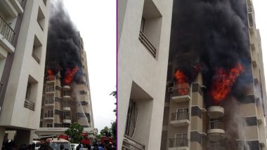 Ahmedabad: Fire Breaks Out at Ganesh Genesis Building Near Nirma University, Several Feared Trapped