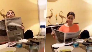 Alia Bhatt is Like a Mischievous Child During a Family Dinner in Ooty and We Think It's Too Cute  (Watch Video)