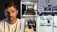 Allu Arjun Shares Stills Of His Plush Upgraded Vanity Van - View Inside Pics
