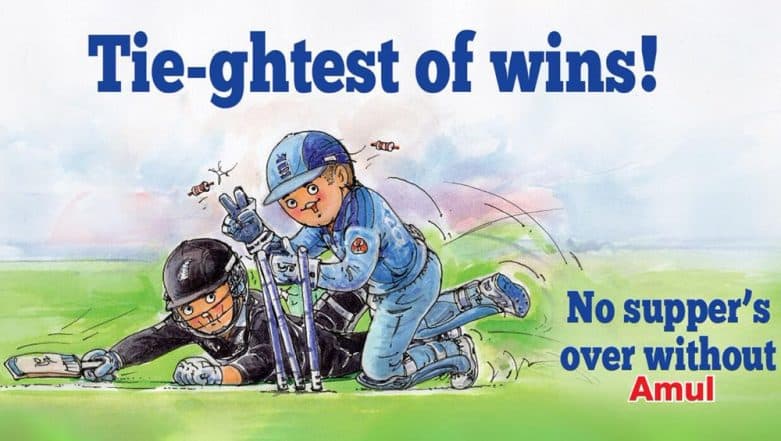 Amul's utterly delicious topical celebrates England's ICC CWC 2019 win. 