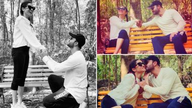 Ankita Lokhande's Beau Vicky Jain Goes Down on a Knee to Pop her the Question and Here's How She Reacted