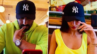Malaika Arora and Arjun Kapoor Take Social Media PDA to the Next Level With Their 'Cap' Competition - View Pics