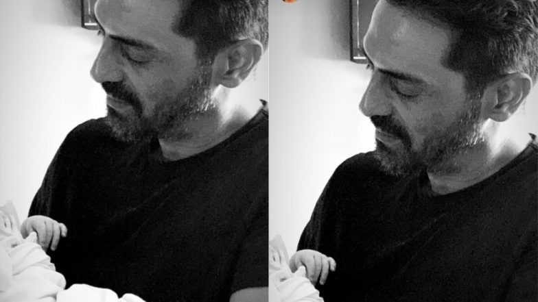First Picture Out! Gabriella Demetriades Shares A Candid Photo Of Arjun Rampal With Their Newborn Son