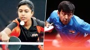 Ayhika Mukherjee Becomes First Indian to Win Women&rsquo;s Singles Title at Commonwealth Table Tennis Championships, Harmeet Desai Clinch Gold in Men&rsquo;s Singles As Team India Clean Sweeps Top-Honours