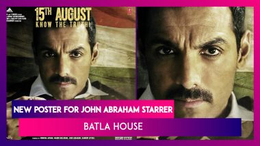 Batla House New Poster: John Abraham Is All Set To Play Tough Cop Yet Again!