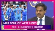 India Tour of West Indies: BCCI Announces Squads for T20I and ODI
