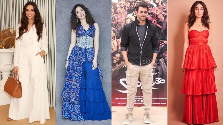 Best And Worst Dressed Celebs Over The Weekend: Deepika Padukone, Kareena Kapoor Khan, Hrithik Roshan Strutted Out In Charismatic Ensembles!