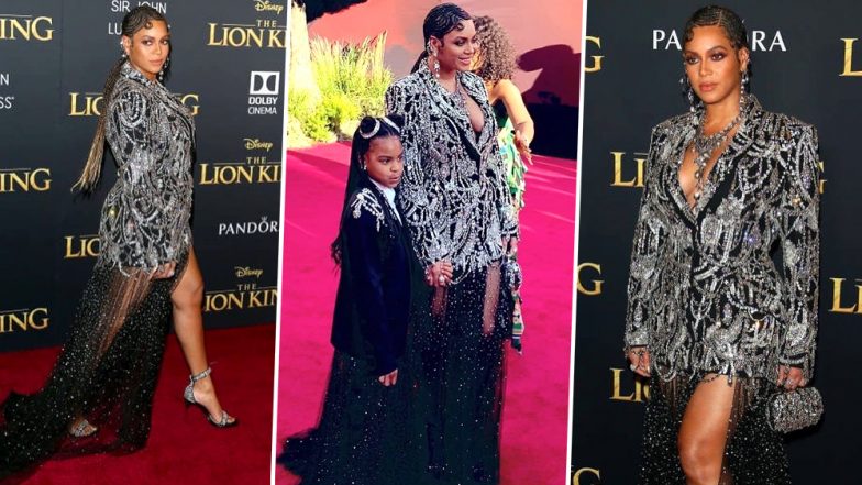 Beyoncé and Blue Ivy Bedazzle the New Lion King Premiere Wrapped in Diamonds (View Pics)