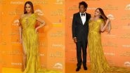 Beyonce In A Hip-High Slit Golden Gown At The Lion King European Premiere Makes Us And The Bey-Hive Go Bonkers! View Pics