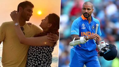 Bhuvneshwar Kumar Posts Romantic Photo With Wife Nupur, Shikhar Dhawan Trolls the Indian Pacer With Hilarious Comment